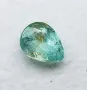 Зелено син Параиба турмалин с форма круша - 0.78кт.! Сертифициран! Нов!, снимка 8