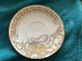 Чаша и чинийка порцелан позлата произведено в Германия отличен състояние , снимка 7