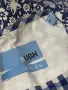 Мъжка риза HUGH – Slim Fit, размер L, синьо-бяло каре, снимка 3
