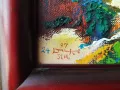 Kартина, пейзаж, худ. Д. Костадинов-Дюрера, 1997 г., снимка 3