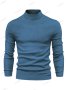 Елегантен мъжки топъл пуловер със средно деколте, 6цвята - 023, снимка 7