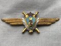 рядък военен нагръден знак Бомбардировач 2-ри клас - летец, пилот, авиатор, снимка 2