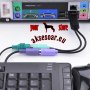 Преходник USB мъжки към двоен PS / 2 PS2 женски адаптер за клавиатура и мишка конектор порт компютър, снимка 13