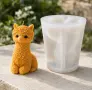 3D лама силиконов молд форма свещи гипс сапун смола , снимка 1