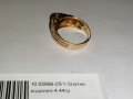 Златен дамски пръстен - 4.44гр. - 14К Тигрово око, снимка 3