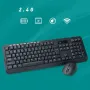 Безжични 2,4GHz wireless клавиатура и оптична мишка KMT4, снимка 2