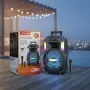 Мощна парти тонколона – двоен 8" говорител, 40W RMS, Bluetooth, караоке и LED светлини, снимка 3