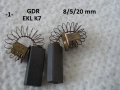 Четки ел.мотор центрофуги GDR - списък, снимка 1