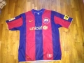 Барселона футболна тениска Найк №19 Меси ?007 г размер ХЛ, снимка 1