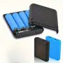 DIY Кутия за Външна Батерия (Power Bank) за 4 броя батерии 18650 – Карбонов дизайн, снимка 2