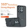 За Motorola Edge 70 Max 5G Матов Магнитен TPU PC Калъф Skin-Touch с 360° Въртяща Стойка и Скрийн Про, снимка 5