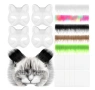 Комплект "Направи си сам",котешко лице,5броя, снимка 4
