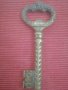 Месингов тирбушон ключ. , снимка 1 - Антикварни и старинни предмети - 31463405