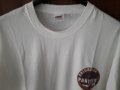 Мъжка лятна бяла фланелка с лого, снимка 2