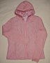 Розово яке с плетени ръкави и плетена качулка - изгодно., снимка 6