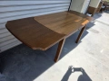Масивна дъбова разтегателна маса в стил Рустик, снимка 4