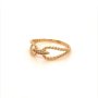 Златен дамски пръстен 1,55гр. размер:56 14кр. проба:585 модел:20125-6, снимка 2