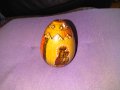 Великденско яйце три икони ръчно рисувано Н-94мм и фи- 65мм ново, снимка 8