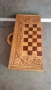 Стар дървен шах и табла , снимка 9