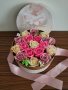 Кутия със сапунени рози, снимка 1 - Изкуствени цветя - 42418204