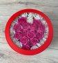 Аранжирани сапунени рози в кутии 8 март-Свети Валентин подарък цветя, снимка 1 - Унисекс парфюми - 44200873