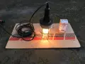 немска , гумирана работна лампа 100 W, снимка 7