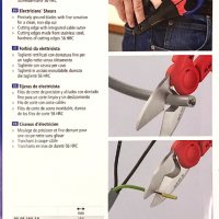 Knipex електричарска ножица, кабелорез, резачки, внос от Германия, снимка 8 - Други инструменти - 31540915
