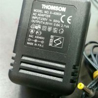 Оригинално захранване Thomson 5-4090 A Изходен ток: 4,5 V 0,6 A , снимка 1 - Кабели и адаптери - 30492059