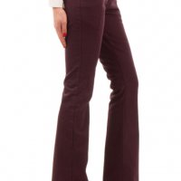 Нови Дамски дънки в цвят бордо с широки крачоли размер  30 31 32 Л ХЛ, снимка 6 - Дънки - 34930962