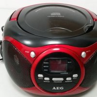 CD player с радио AEG SR 4351-червен, снимка 2 - MP3 и MP4 плеъри - 29646933