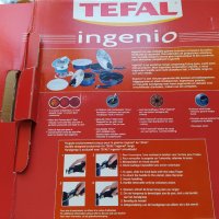 ❗️❗️❗️ НОВ комплект Tefal Ingenio от три части ❗️❗️❗️, снимка 4 - Съдове за готвене - 38496728