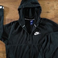 Nike AV15 Fleece AOP Hoodie - страхотно мъжко горнище ХЛ, снимка 3 - Спортни дрехи, екипи - 39580625
