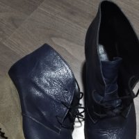 Дамски обувки естествена кожа на висока платформа , снимка 1 - Дамски ежедневни обувки - 40664763