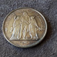 10 франка 1965 Франция СРЕБРО сребърна монета в качество 3, снимка 3 - Нумизматика и бонистика - 39975827