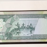  2 долара 1986 Соломонови острови UNC, снимка 5 - Нумизматика и бонистика - 34010226