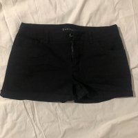 Amisu Дамски къси черни панталони, снимка 1 - Къси панталони и бермуди - 31805006