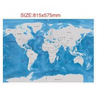 2031 Скреч карта на света, снимка 2 - Други стоки за дома - 37336821