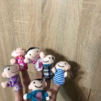 Нови 6 броя куклички за пръсти , снимка 1 - Кукли - 31203888