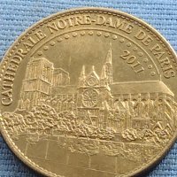 Сувенирна монета Париж Катедралата Нотр дам за КОЛЕКЦИОНЕРИ 40563, снимка 2 - Нумизматика и бонистика - 42754681