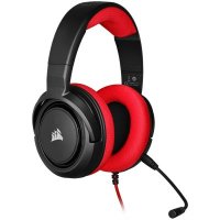 Слушалки с микрофон Corsair HS35, CA-9011198-EU, Red, STEREO Gaming Headset, снимка 1 - Слушалки за компютър - 30947256