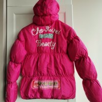 Детско пухено яке BENETTON оригинал,size XL/12г./160см., много топло, като ново, 100% пух, снимка 2 - Детски якета и елеци - 35189354