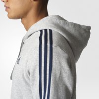 Мъжко горнище Adidas Essentials 3-Stripes Fleece, снимка 5 - Спортни дрехи, екипи - 44365564