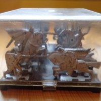 Метални съветски фигури, снимка 1 - Колекции - 25434533