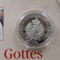 сет 9 монети Малтийски орден; Ordine di Malta , снимка 4 - Нумизматика и бонистика - 37742468