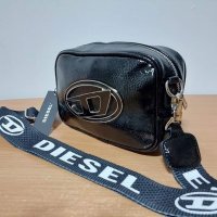 Чанта Diesel-черен лак/SG-E59, снимка 2 - Чанти - 42901998