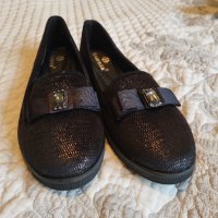Черни обувки 36 номер, снимка 2 - Дамски елегантни обувки - 38182901