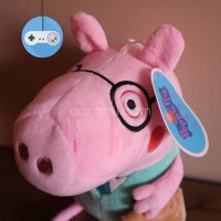 Пепа Пиг голяма плюшена играчка прасенце от поредицата PEPPA PIG , снимка 4 - Плюшени играчки - 31059677