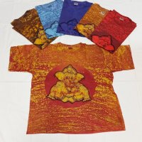 Индийски ръчно рисувани тениски- памук, снимка 2 - Тениски - 36599695