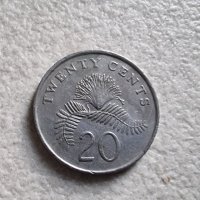 Монети. Сингапур. 1, 10 , 20, 50  цента  и 1 долар., снимка 7 - Нумизматика и бонистика - 39508996