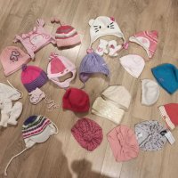 Летни и зимни шапки, шал, ръкавици 1-3 години, снимка 1 - Бебешки шапки - 38158011
